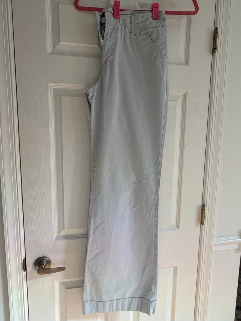 a.n.a Light Gray Straight Leg Women's Pants